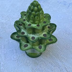 Large Green Artichoke Tulipiere flower frog